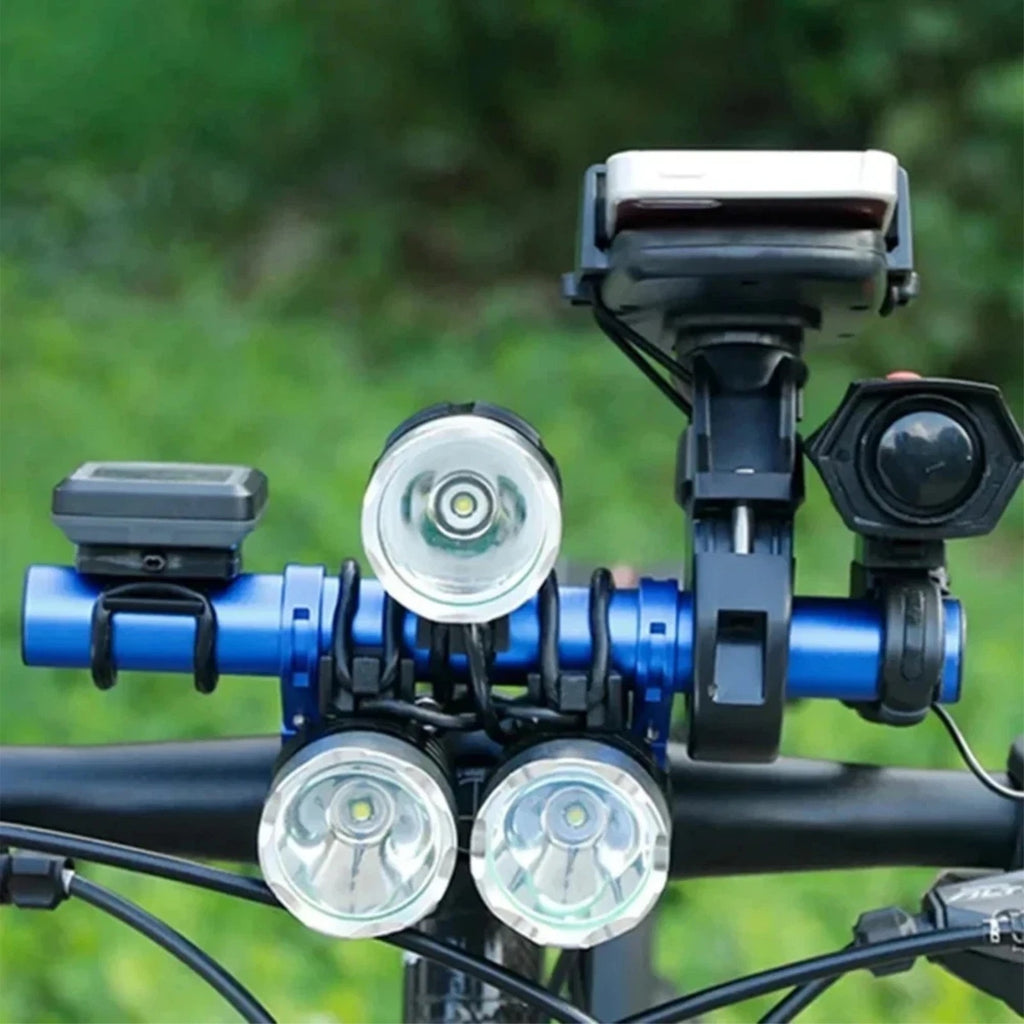 Bike Handlebar Extender Extension 30cm Bicycle Bar Mount Headlight GPS Holder